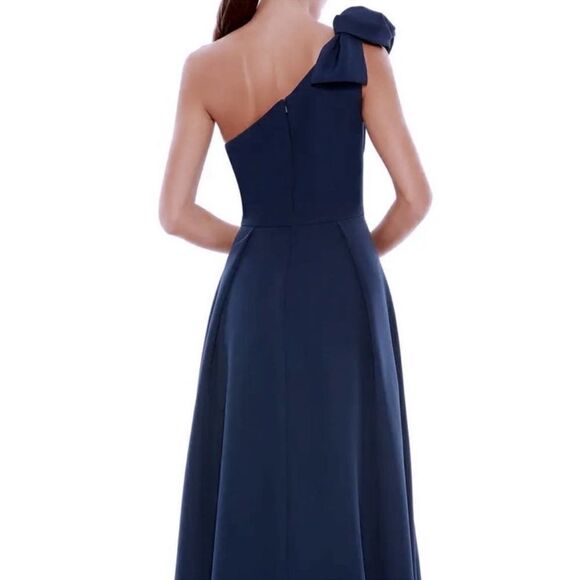 NWT MAC DUGGAL Midnight Embellished One Shoulder A-Line Evening Gown Size 8 - Picture 9 of 12